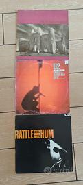 3 LP U2 rattle and hum, under Blood the unforgett