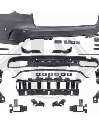 Paraurti sportivo posteriore C63 W205 S205 18 2021