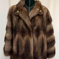 Pelliccia  di puzzola vintage in buone condizioni