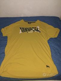 maglietta uomo gialla Lonsdale taglia L