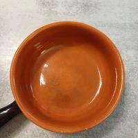 Pentola in coccio con manico