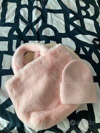 Borsa peluche+cappello