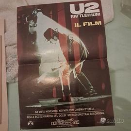 Locandina Originale 1988 U2 RATTLE AND HUM Il Film