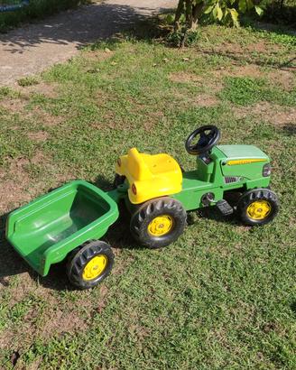 Trattore Rolly Toys 2-5 anni con rimorchio