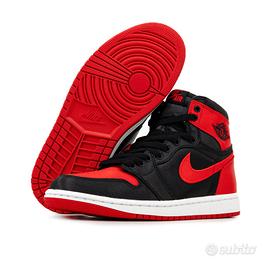 Nike Jordan 1 Retro High OG rosso nero satinato 43