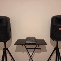 SET dj casse attive FBT Jolly 12ra + Mackie ProFX8