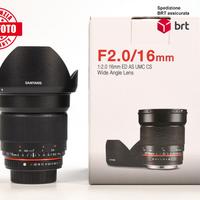 Samyang 16 F2.0 ED AS UMC CS (Pentax)