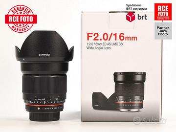 Samyang 16 F2.0 ED AS UMC CS (Pentax)