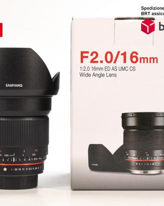 Samyang 16 F2.0 ED AS UMC CS (Pentax)