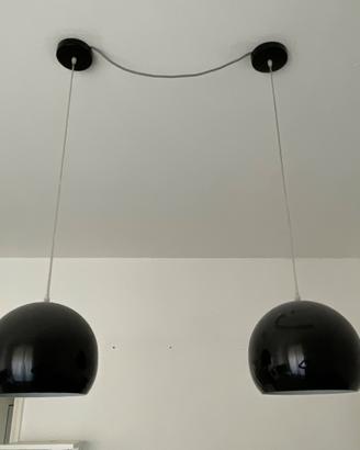 Lampada a sospensione nera