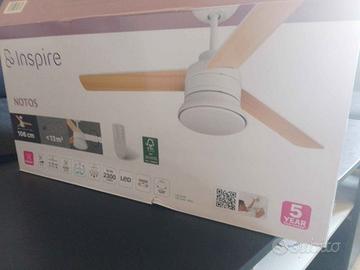 Ventilatore a soffitto Inspire Notos con illuminaz