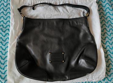 Borsa a spalla in pelle nera Coccinelle