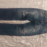 Jeans Cycle uomo strappati blu