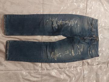 Jeans Cycle uomo strappati blu