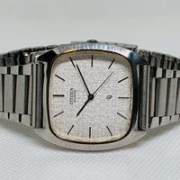 Raro Japan Citizen Quartz quadrante legno betulla