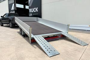 CARRELLO RIMORCHIO CON SPONDE 2500 KG