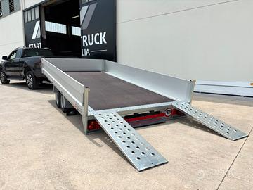 CARRELLO RIMORCHIO CON SPONDE 2500 KG