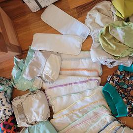 Pannolini lavabili usati