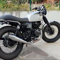 *PROMO STOCK*BRIXTON SUNRAY 125 CAFFE' RACER SILVE