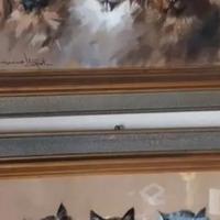 Due quadri  cani/gatti Marino Lenci 200€ cadauno