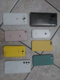 Lotto 8 Smartphone usati + Ricambi 
