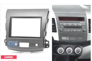 TELAIO GRIGIO SCURO RADIO 2-DIN 7" PER CITROEN C-
