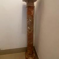 Colonna in marmo rosa 8x8x140