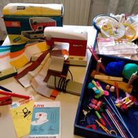 set gioco cucito e ricamo