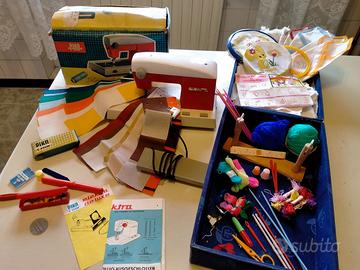 set gioco cucito e ricamo