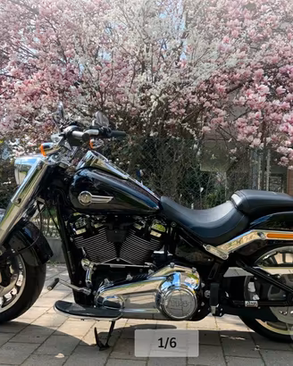 moto harley davidson  Fat boy 