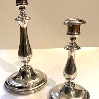 Christofle coppia candelieri silver plated