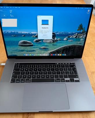 Macbook Pro 16 pollici i7 Ram 16 GB 512GB memoria