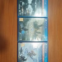 Batman Arkham Night, Hogwarts Legacy e Horizon 