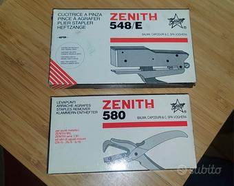 cucitrice e levapunti zenith 548 Vintage nuovi 