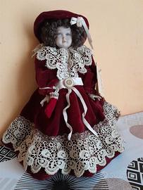 bambola di porcellana capodimonte 