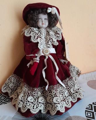 bambola di porcellana capodimonte 