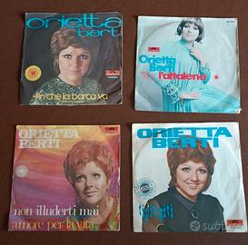 Orietta Berti quattro famosi dischi 45 giri