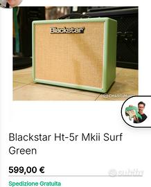 amplificatore chitarra Blackstar valvolare 5watt