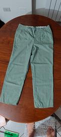 Pantaloni uomo in pura lana vergine sfoferati