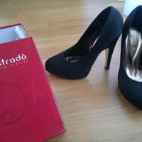 Scarpe donna Estradà tg 37 tacco 12 con platò