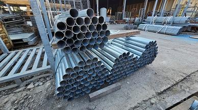 Tubi innocenti per recinzione zincati 2,5m