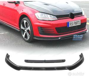 SPOILER LIP VOLKSWAGEN VW GOLF 7 GTI NERO