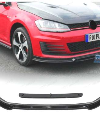 SPOILER LIP VOLKSWAGEN VW GOLF 7 GTI NERO