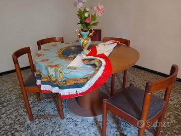 Tavolo rotondo allungabile più 6 sedie