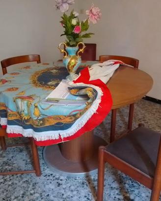 Tavolo rotondo allungabile più 6 sedie