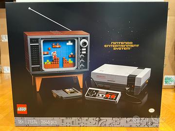 Lego 71374 super mario nintendo NES MAI APERTO