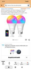 lampadine intelligenti Antela compatibili Alexa 