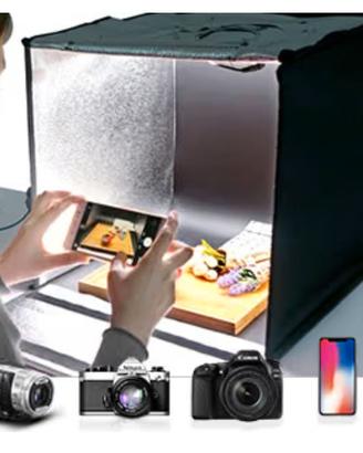 box per fotografia di oggetti