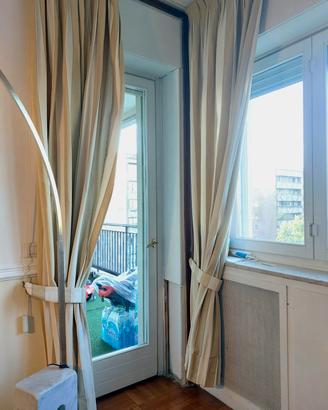 Set di 5 Tende di Sartoria a Righe H272 cm