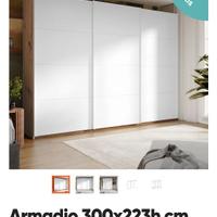 armadio camera da letto 3 ante scorrevoli